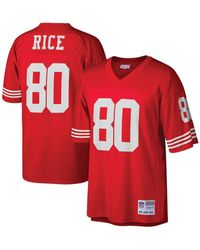 Men's Mitchell & Ness Terrell Owens Scarlet San Francisco 49ers