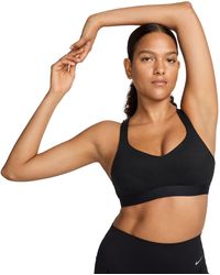 Nike - Indy High Support Padded Adjustable Sports Bra - Lyst