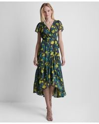 emerald green quince dress with flowers Exquisite Emerald Green Quinceanera Dress Off-Shoulder Gold Lace Ball –  Newinlook