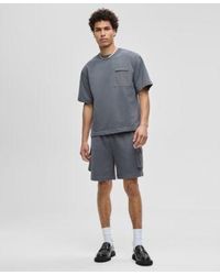 Mode Of One - Mixed Relaxed Fit French Terry Pocket T Shirt Regular Fit Printed 7 French Terry Cargo Shorts Macys Exclusive - Lyst