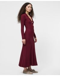 French Connection - Crinkle Knit Midi Dress - Lyst