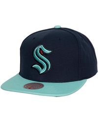 Mitchell & Ness - Seattle Kraken Core Team Ground 2.0 Snapback Hat - Lyst