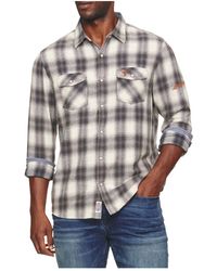 Flag & Anthem - Flag Anthem Dierks Bentley Texas Longhorns Alma Vintage Long Sleeve Button-up Flannel Shirt - Lyst