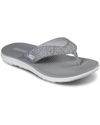 skechers ultra go flip flops