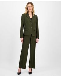 Le Suit - Crepe Two-button Jacket & Pull-on Pantsuit Set - Lyst