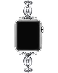 The Posh Tech - Poppy Stainless Steel Link Band For Apple Watch - Lyst