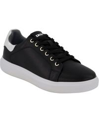 DKNY - Smooth Leather Sneakers - Lyst