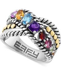 Effy - Effy Multi-gemstone Crossover Statement Ring (1-1/8 Ct. T.w. - Lyst