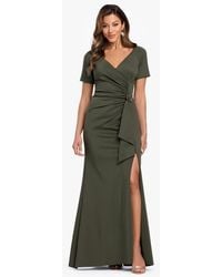 Xscape - Short-sleeve V-neck Ball Gown - Lyst