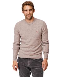 aubi - Phillips Lambswool Crew Neck Sweater - Lyst