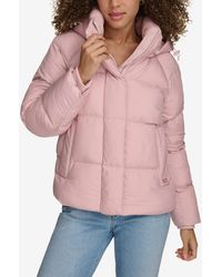 Levi's - Quilted Hooded Puffer Jacket - Lyst