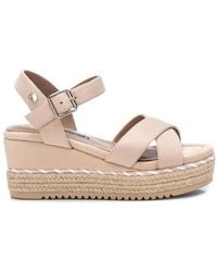 Xti - Suede Wedge Sandals By - Lyst