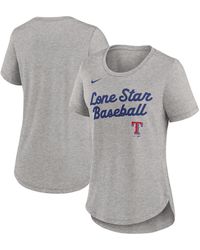 Nike - Atlanta Braves Script Tri-blend T-shirt - Lyst