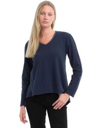 Wilt - Metallic Thread V-neck Tee - Lyst