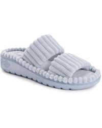 Muk Luks - Double Strap Slide Slipper - Lyst