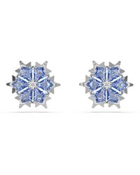 Swarovski - Magic Rhodium Plated Stud Earrings - Lyst