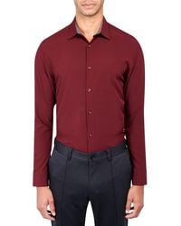 Con.struct - Slim Fit Solid Performance Stretch Cooling Comfort Dress Shirt - Lyst