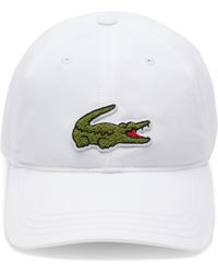 Lacoste - Croc Logo Cap - Lyst