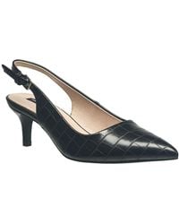 French Connection - Knit Vamp Slingback Sandals - Lyst