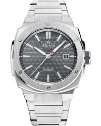 Alpina - Swiss Automatic Alpiner Stainless Steel Bracelet Watch 41mm - Lyst