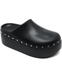 Crocs™ - Dylan Platform Studded Clogs From Finish Line - Lyst