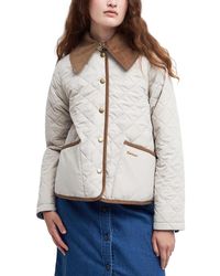 Barbour - Gosford Quilted Corduroy-trim Jacket - Lyst