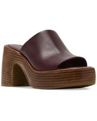 Steve Madden - Shanton Platform Slide Sandals - Lyst