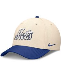 Nike - Natural/royal Los Angeles Dodgers Statement Rise Performance Flex Hat - Lyst