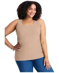Avenue - Plus Size Basic Layering Tank - Lyst