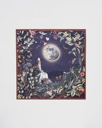 Fable England - Wolf Garden Narrative Square Scarf - Lyst