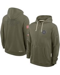Nike - Dallas Cowboys 2025 Salute To Service Sideline Standard Issue Dri-fit Hoodie - Lyst