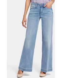 NYDJ - Teresa Wide Leg 1.5" Hem Jeans - Lyst