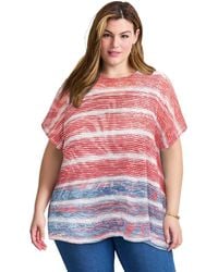 Avenue - Plus Size Lightweight Dolman Sweater - Lyst