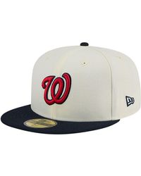 KTZ - Washington Nationals Evergreen Chrome 59fifty Fitted Hat - Lyst