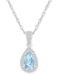 Macy's - Lab Created Blue Sapphire (1 Ct. T.w. - Lyst
