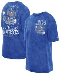 KTZ - Dallas Mavericks Old School Sport Enzyme Wash Oversized T-shirt - Lyst