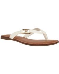 Tommy Hilfiger - Liande Logo Flat Thong Sandal - Lyst