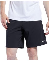 Reebok - Regular-fit Moisture-wicking 9" Woven Drawstring Shorts - Lyst