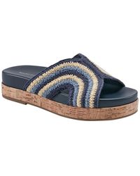 Marc Fisher - Erim Woven Slip-on Flatform Sandals - Lyst