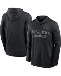 Nike - New York Jets 2025 Rivalries Collection Sideline Dri-fit Long Sleeve Hoodie T-shirt - Lyst