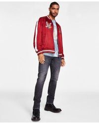 Guess - Irvine Reversible Bomber Jacket Alameda Tiger Graphic T Shirt Miami Slim Fit Jeans - Lyst