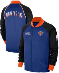 Nike - New York Knicks 2023/24 City Edition Authentic Showtime Performance Raglan Full-zip Jacket - Lyst