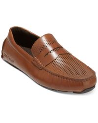 Cole Haan - Grand Laser Penny Driving Loafer - Lyst