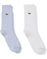 Lacoste - High Height Crew Socks - Lyst