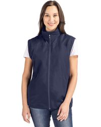 Cutter & Buck - Charter Eco Recycled Full-zip Vest - Lyst