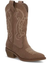 MIA - Kelsha Pointed Toe Western Boots - Lyst