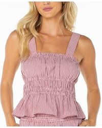 Roxy - Fairweather Straight-neck Halter Top - Lyst