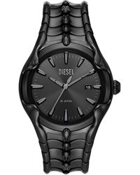 DIESEL - Vert Quartz Three Hand Date Stainless Steel Watch 44mm - Lyst