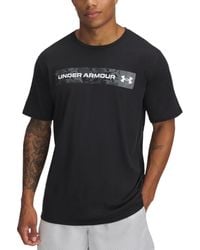 Under Armour - Camo Panel Logo Graphic T-shirt - Lyst