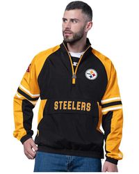 Starter - Pittsburgh Steelers Prospect Half-zip Pullover Sweatshirt - Lyst